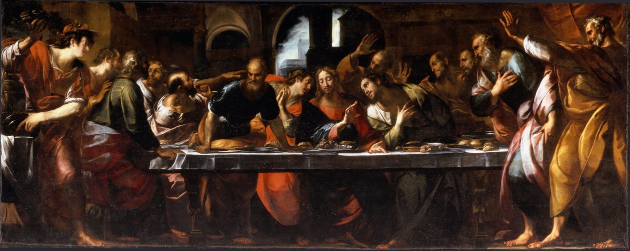 Son akşam yemeği (tuval üzerine yağlı boya, c.1618) by Giulio Cesare Procaccini