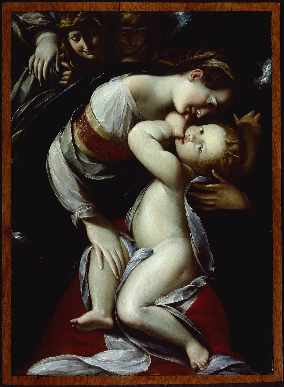 Meleklerle Bakire ve Çocuk, c. 1610. by Giulio Cesare Procaccini