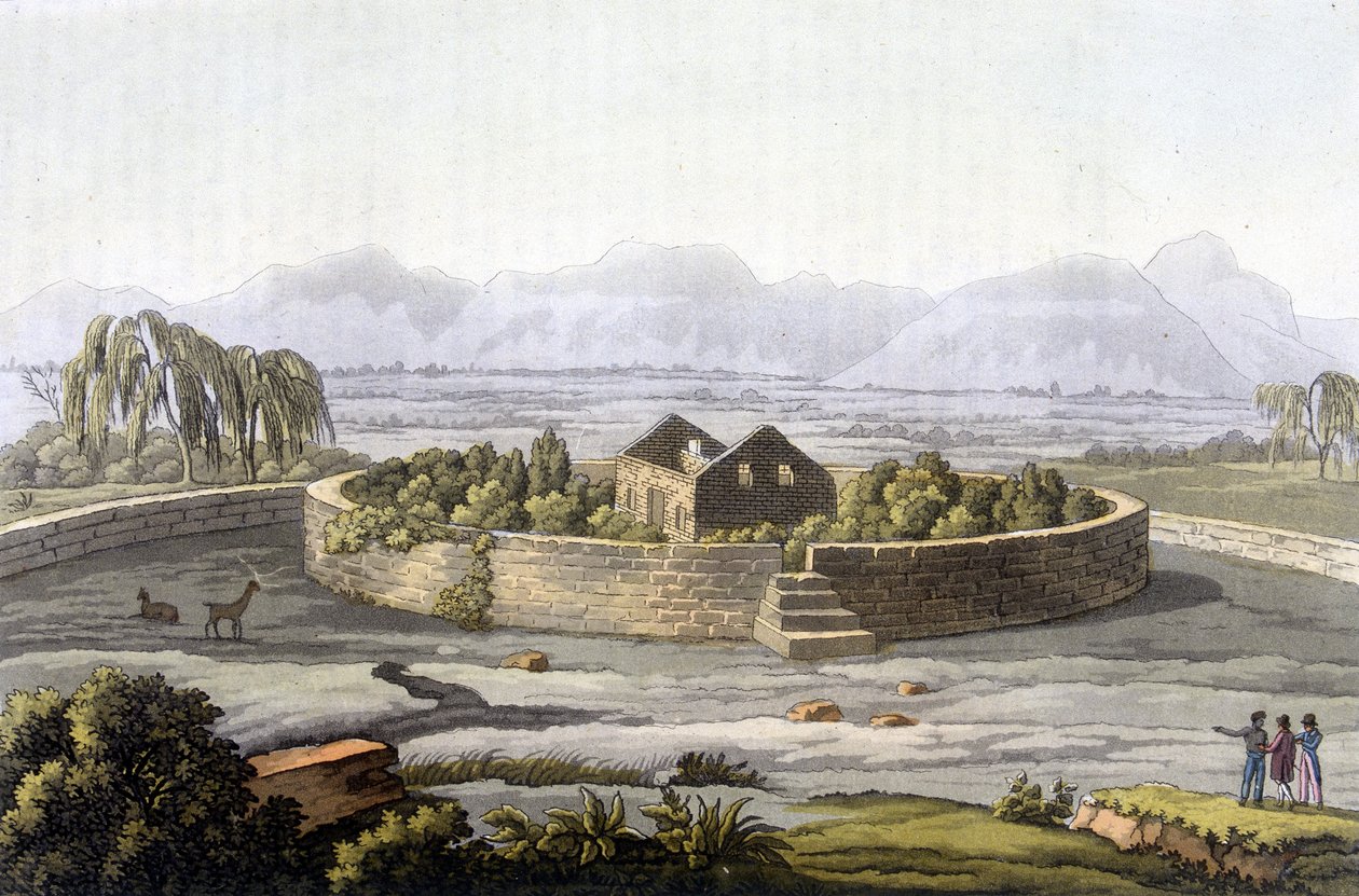 Porteresse Inca - “” Antik ve Modern Kostüm”de by Giulio Ferrario