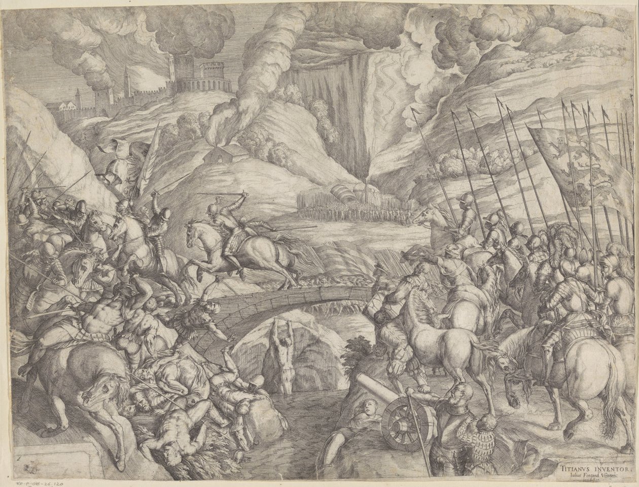 Spoleto Savaşı by Giulio Fontana