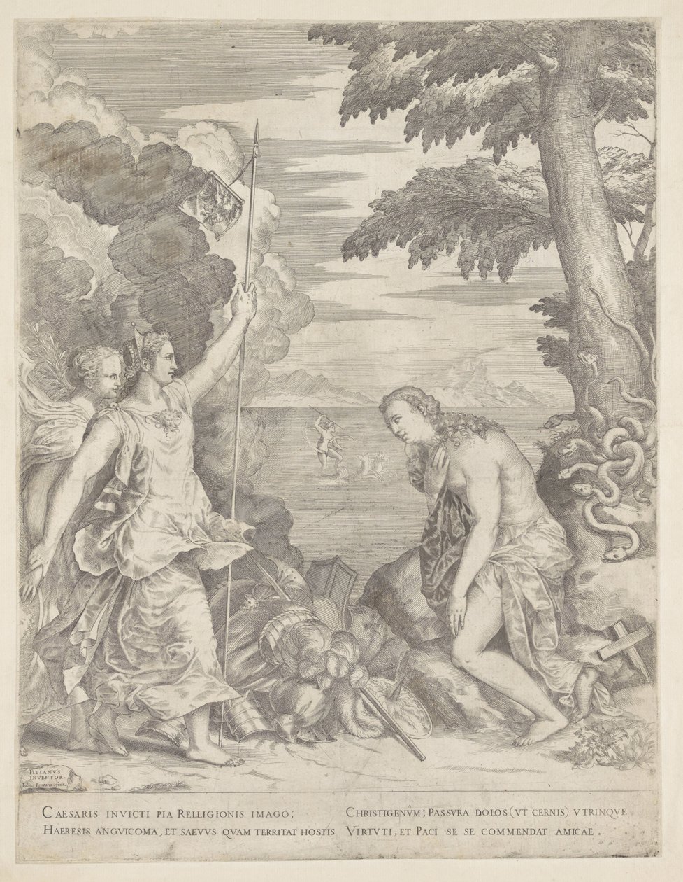 Din İspanya tarafından kurtarıldı by Giulio Fontana
