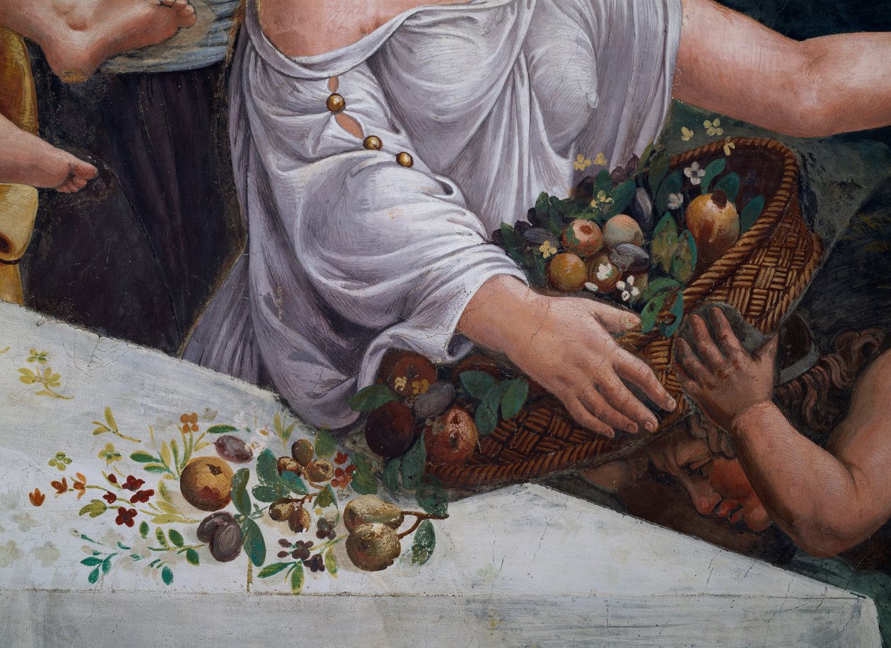 Meyve ve çiçek sepeti, Sala di Amore e Psiche