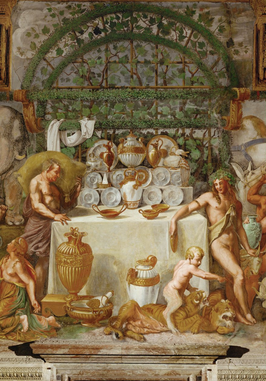 Bacchanalia (taze) by Giulio Romano