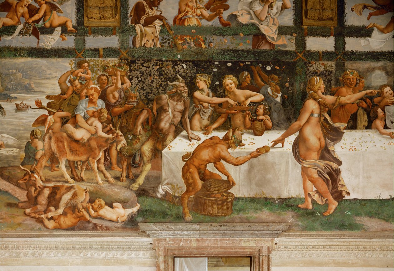 Bacchanalia (taze) by Giulio Romano