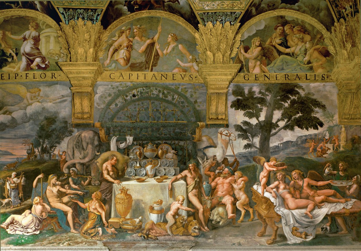 Bacchanalia, Amor ve Psyche Salonu