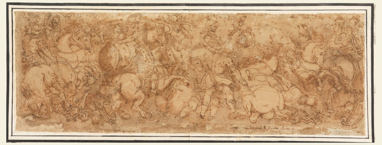 Savaş sahnesi by Giulio Romano