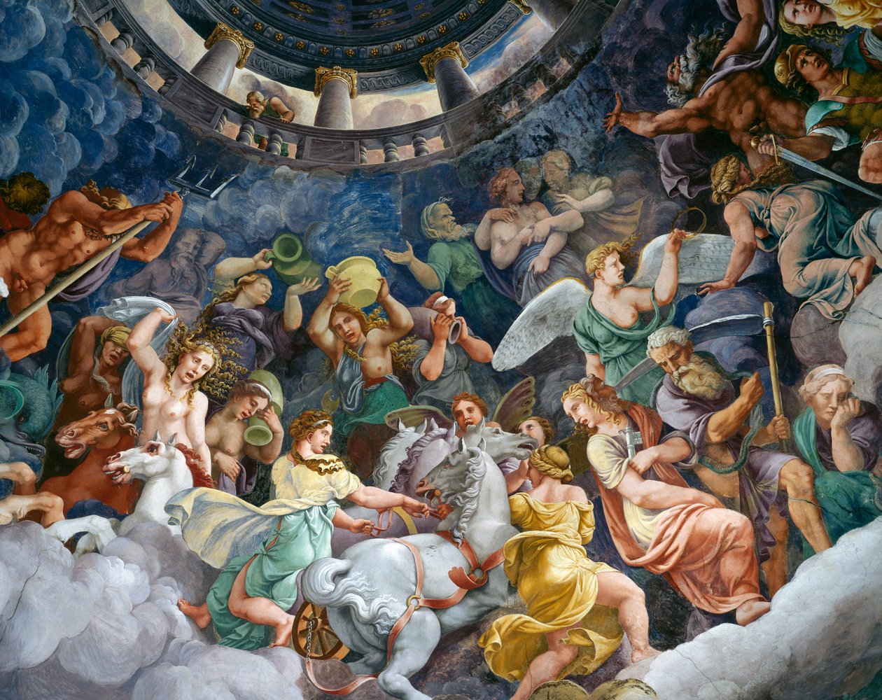 Olimpos Tanrıları by Giulio Romano