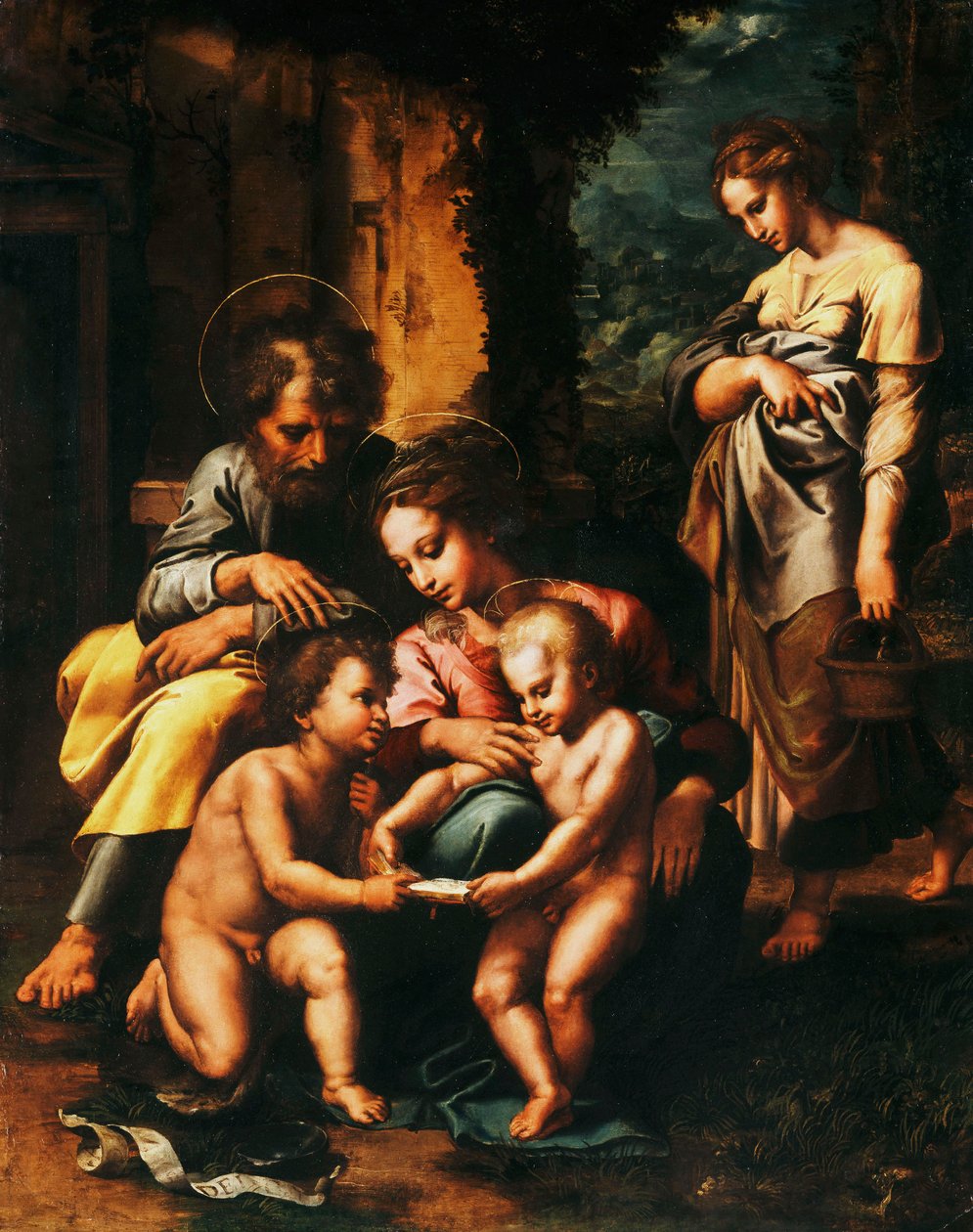 Spinola Kutsal Ailesi, by Giulio Romano