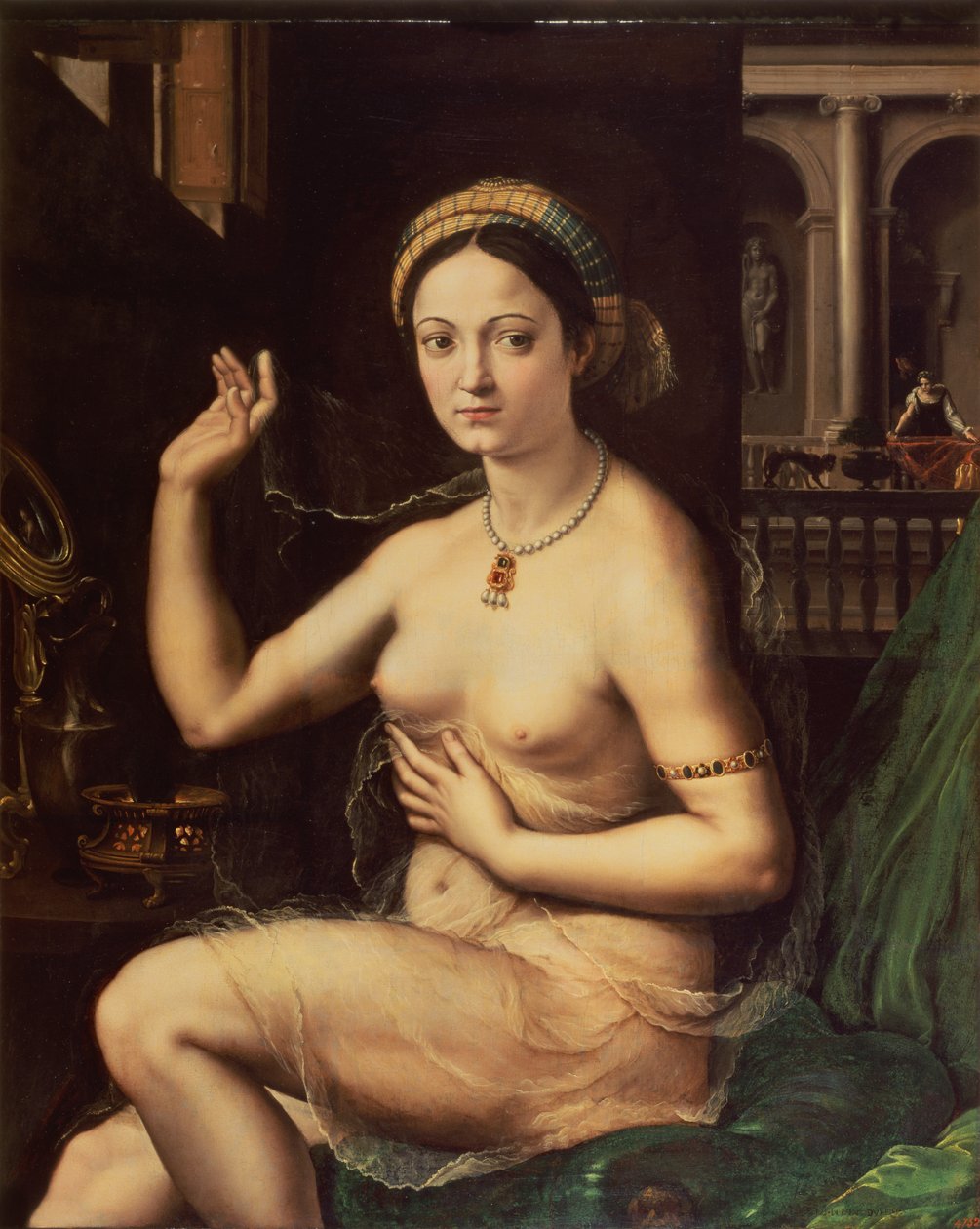 Aynalı Kadın by Giulio Romano