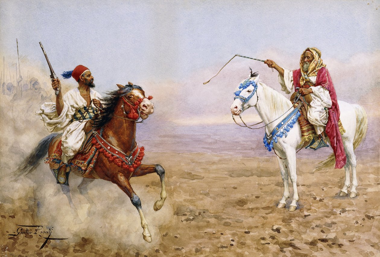 Arap Atlıları, by Giulio Rosati