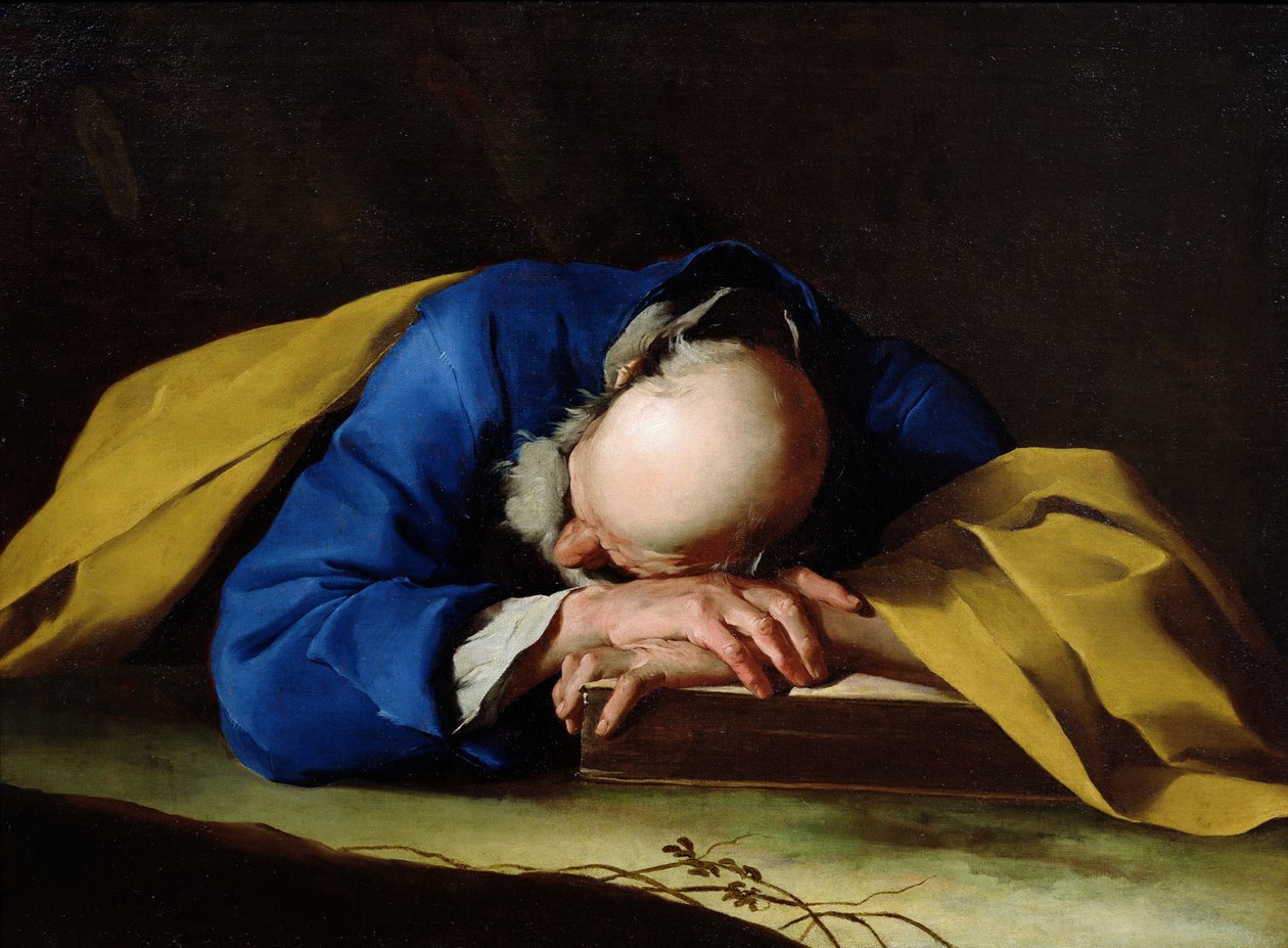 Aziz Peter veya Aziz Jerome Uyuyan, c.1735-39 by Giuseppe Antonio Petrini