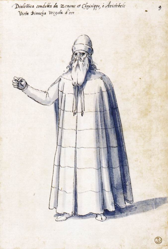 Alegorik figürün kostümü Diyalektik by Giuseppe Arcimboldo