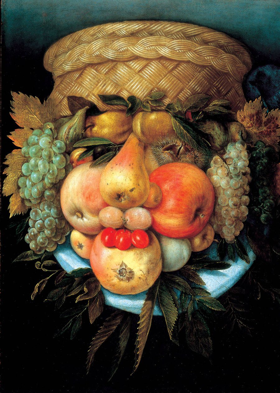 Meyve sepeti by Giuseppe Arcimboldo
