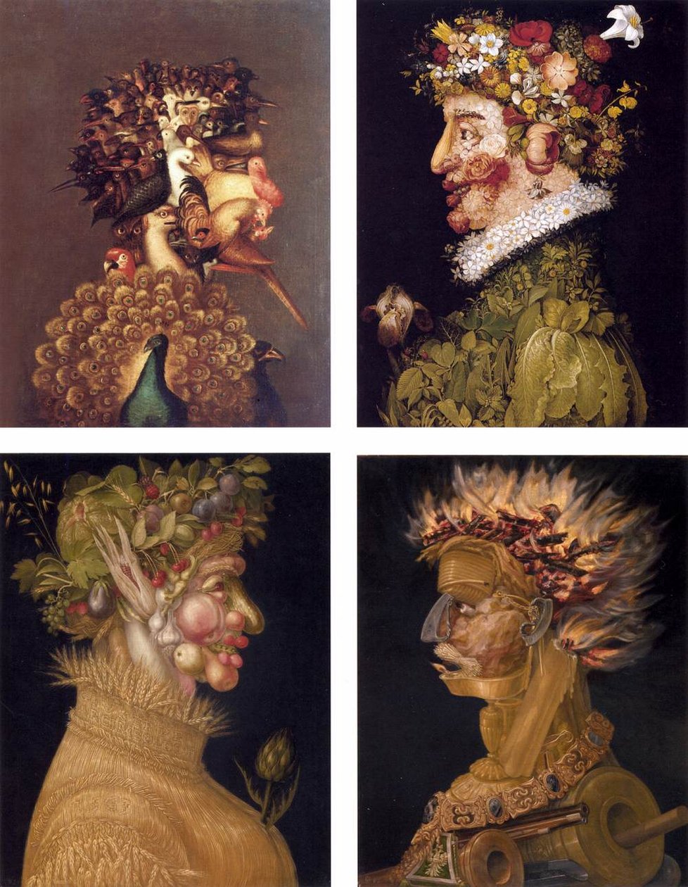 Alegori Çiftleri by Giuseppe Arcimboldo