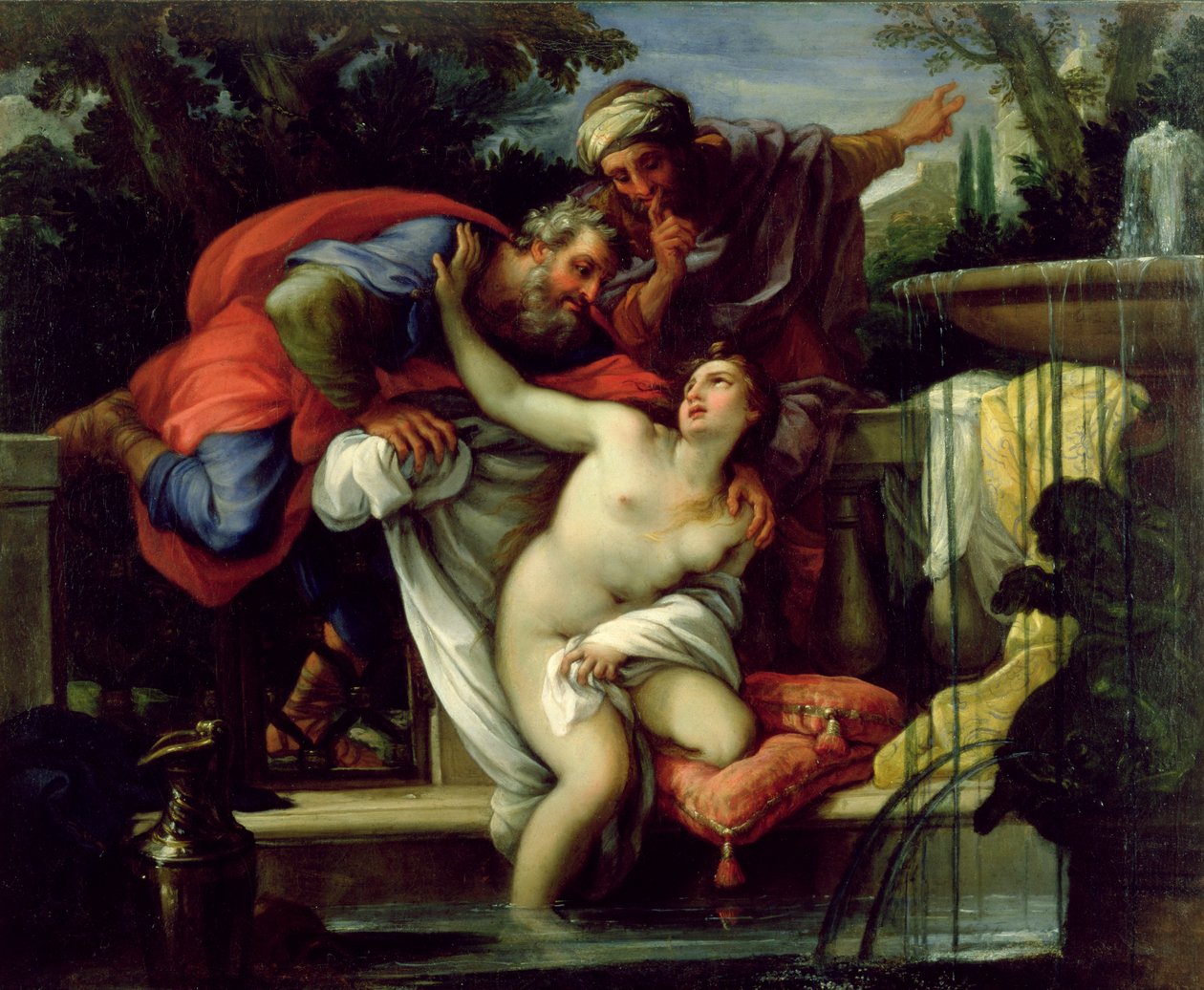 Susanna ve Yaşlılar by Giuseppe Bartolomeo Chiari