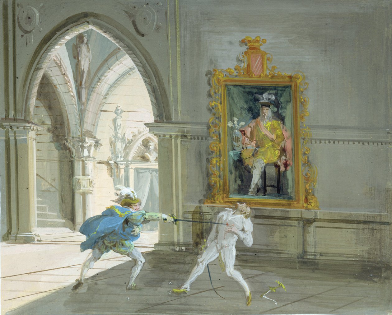 Don Juan, Düello by Giuseppe Bernardino Bison