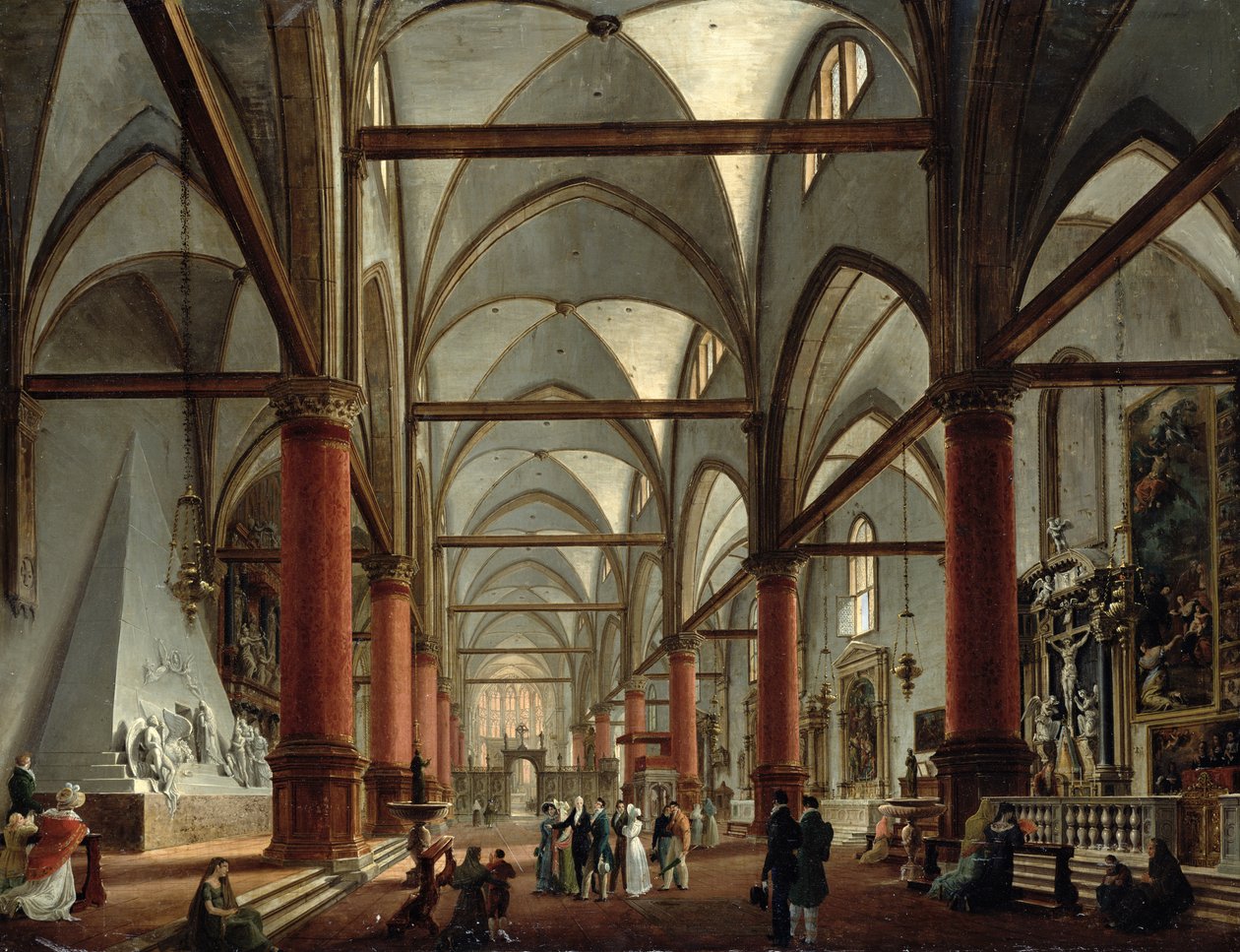 Leopoldo Cicognara (1767-1834) Santa Maria Gloriosa dei Frari Kilisesi