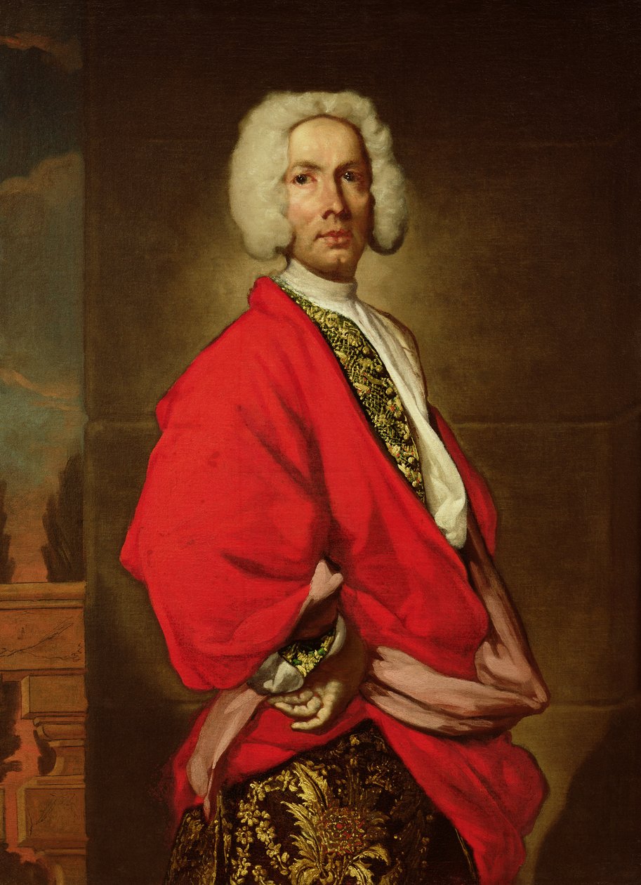 Daha önce Kont Galeatius Secco Suardo olarak tanımlanan bir adamın portresi, c.1710-20 by Giuseppe Ghislandi