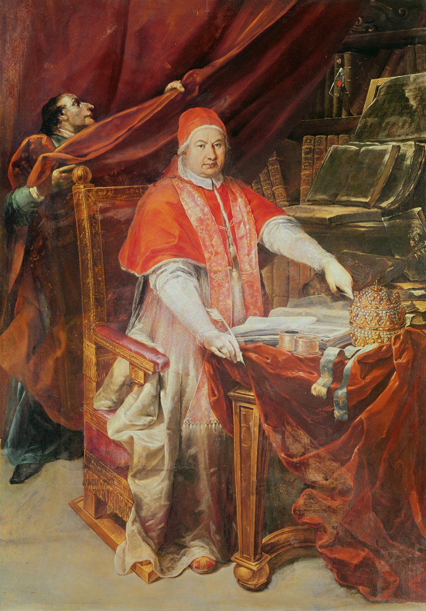 Papa Benedict XIV by Giuseppe Maria Crespi