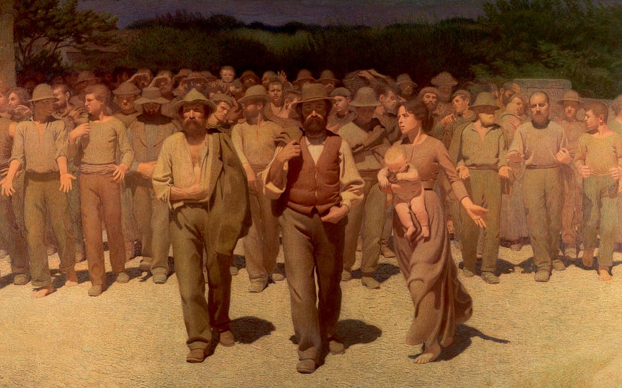 Dördüncü Mülk by Giuseppe Pellizza da Volpedo
