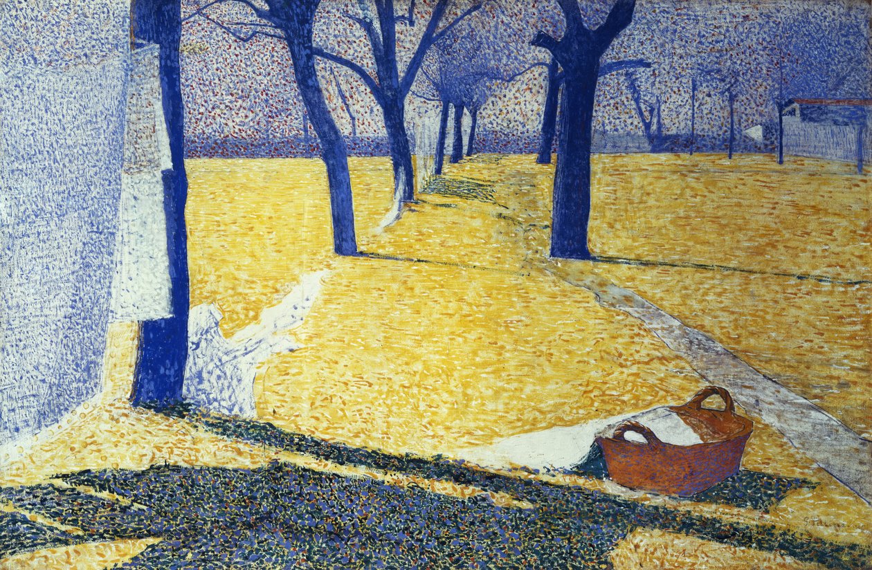 Güneşte Yıkama, 1905 by Giuseppe Pellizza da Volpedo