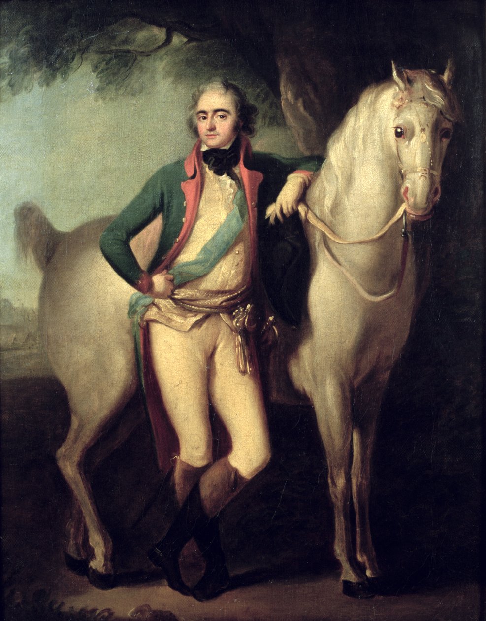 Prens Josef Anton Poniatowski (1763-1813) atının yanında, by Giuseppe or Josef Grassi
