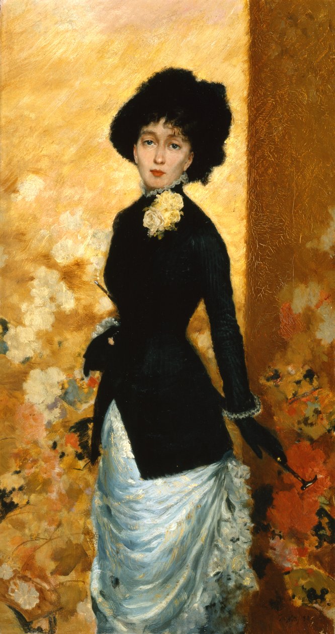 Bir Kadının Portresi, 1880 by Giuseppe de Nittis