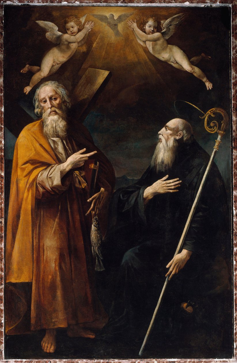 Saint Andre ve Saint Benedict of Nursie
