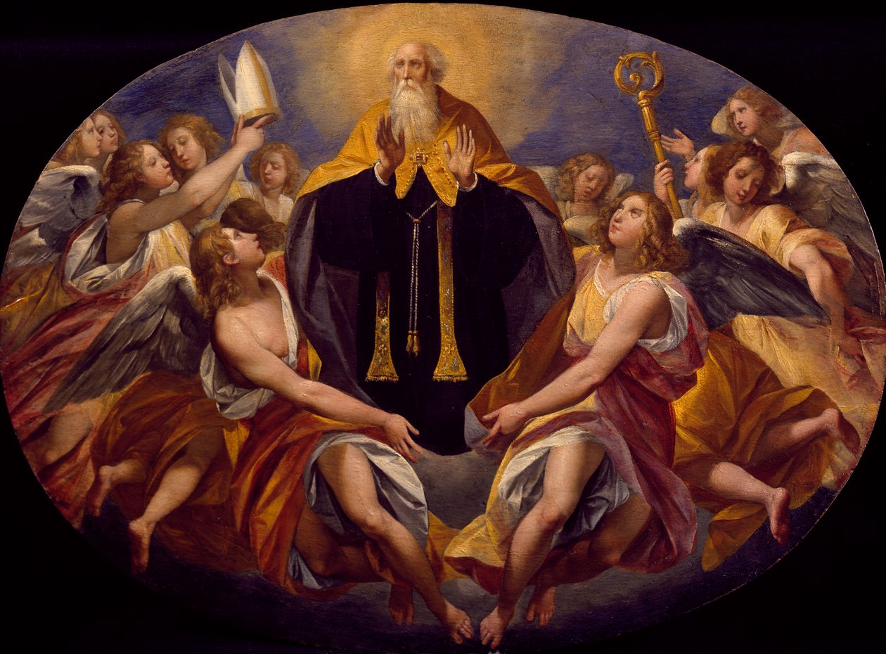 Aziz Benedict, Giuseppe Cesari (1568-1640) tarafından ihtişamlı by Giuseppe Cesari