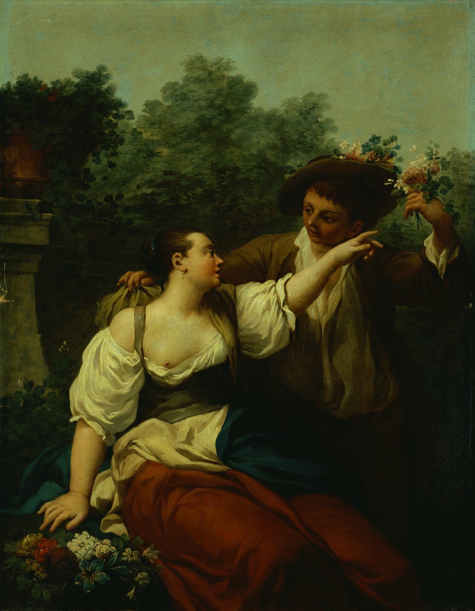 Dört Mevsim by Giuseppe (circle of) Angeli