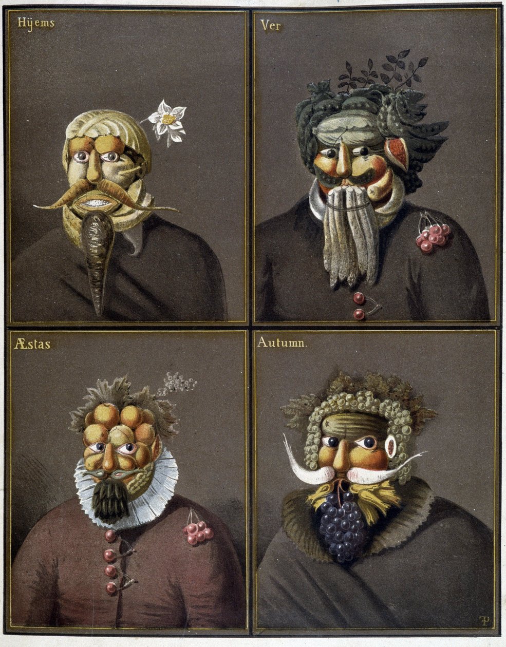 Dört mevsim: Giuseppe Arcimboldo