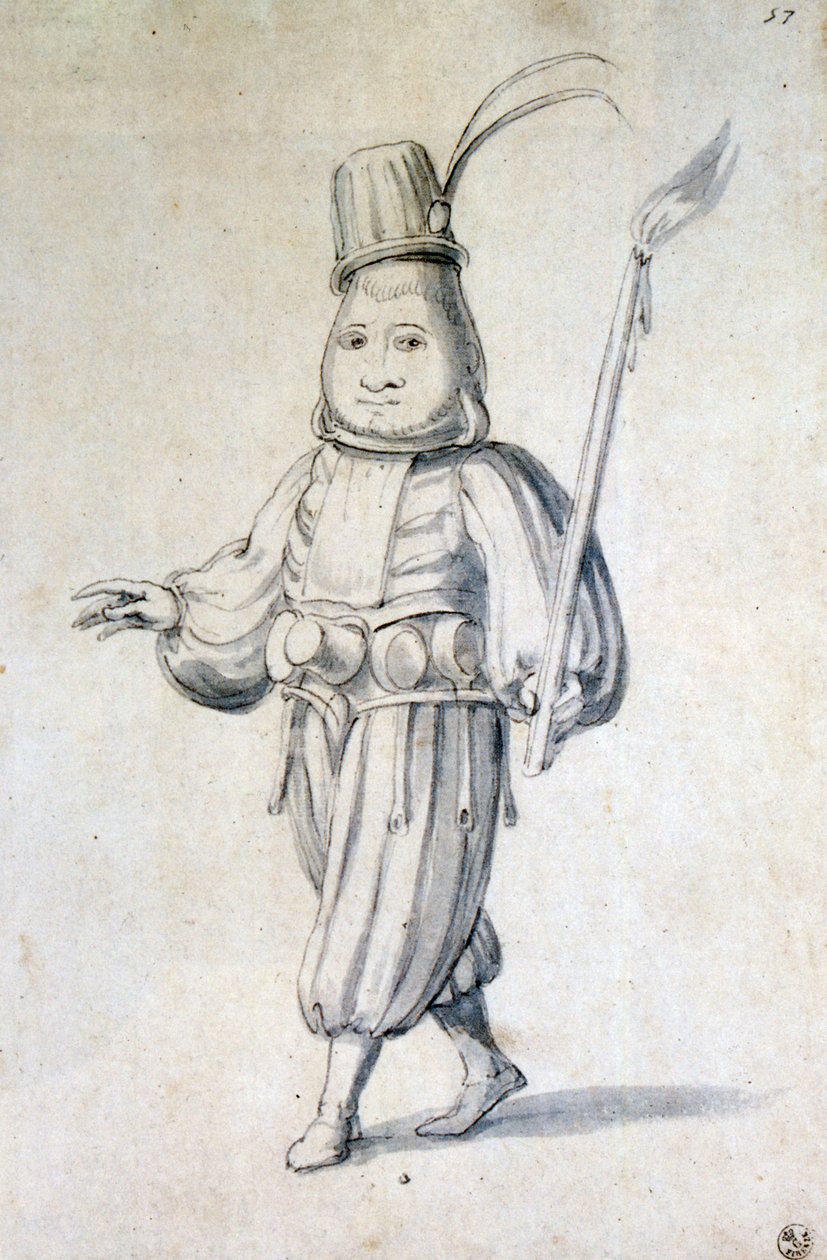 Bir aşçı için kostüm tasarımı, 16. yüzyıl by Giuseppe Arcimboldi