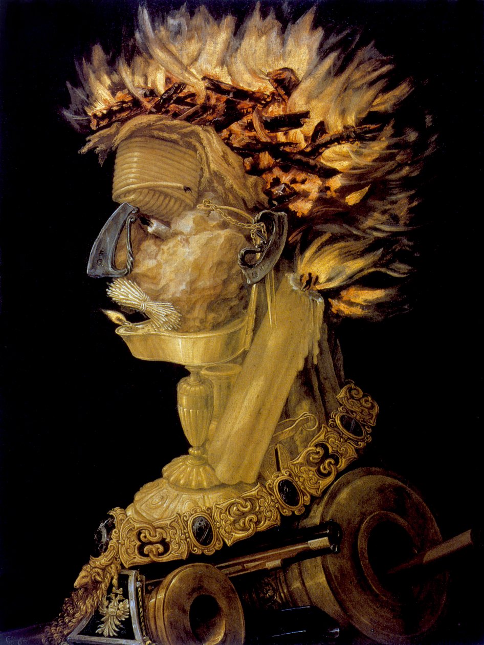 Yangın, 1566 by Giuseppe Arcimboldi