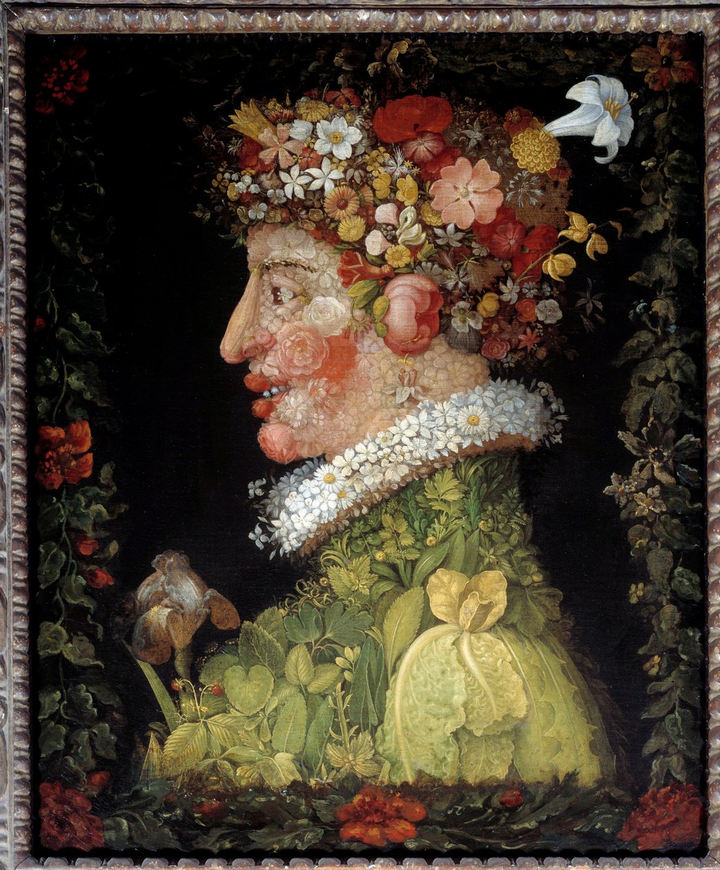 İlkbahar (dört mevsimi anlatan bir diziden) by Giuseppe Arcimboldo
