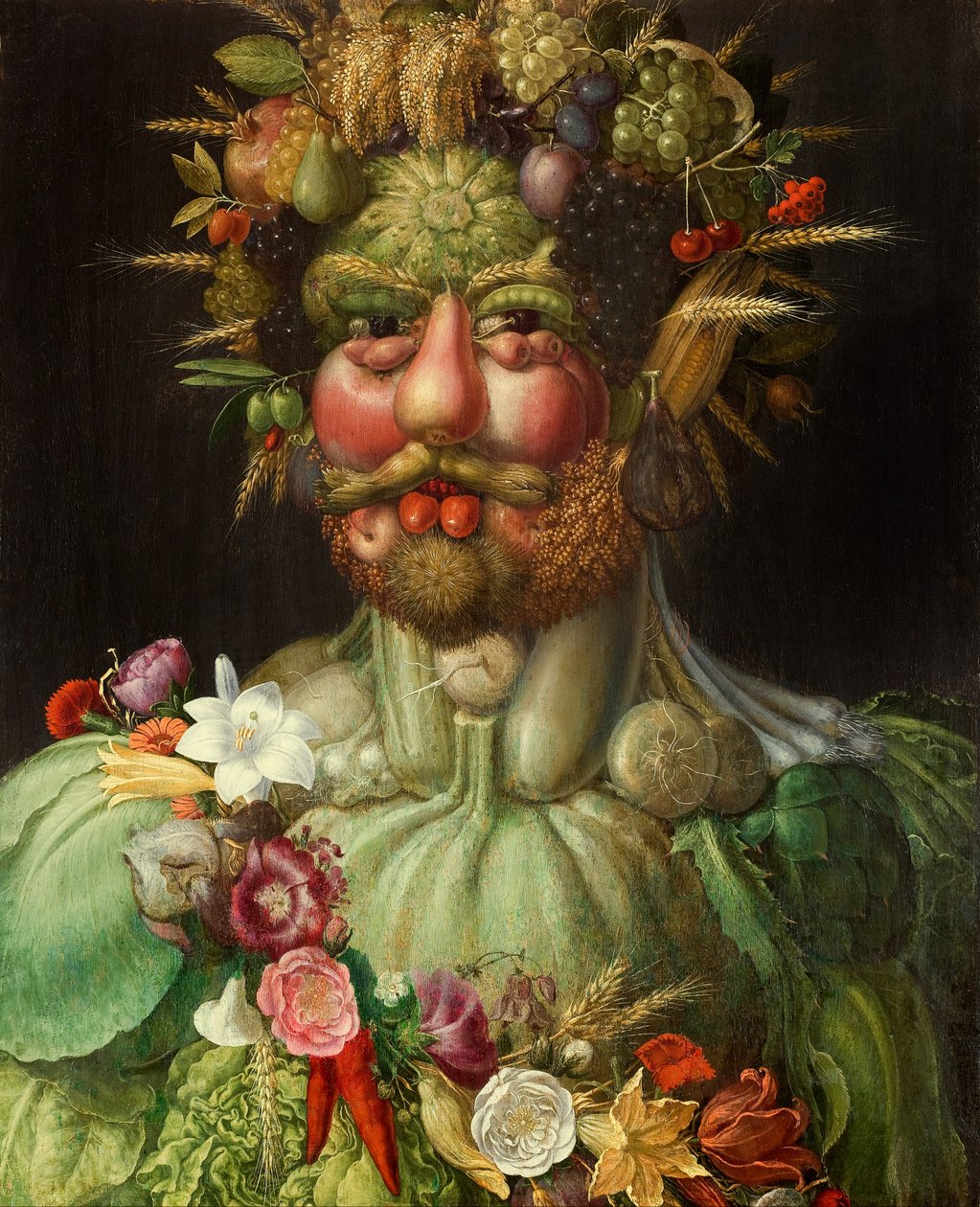 Vertumnus, 1591 by Giuseppe Arcimboldo