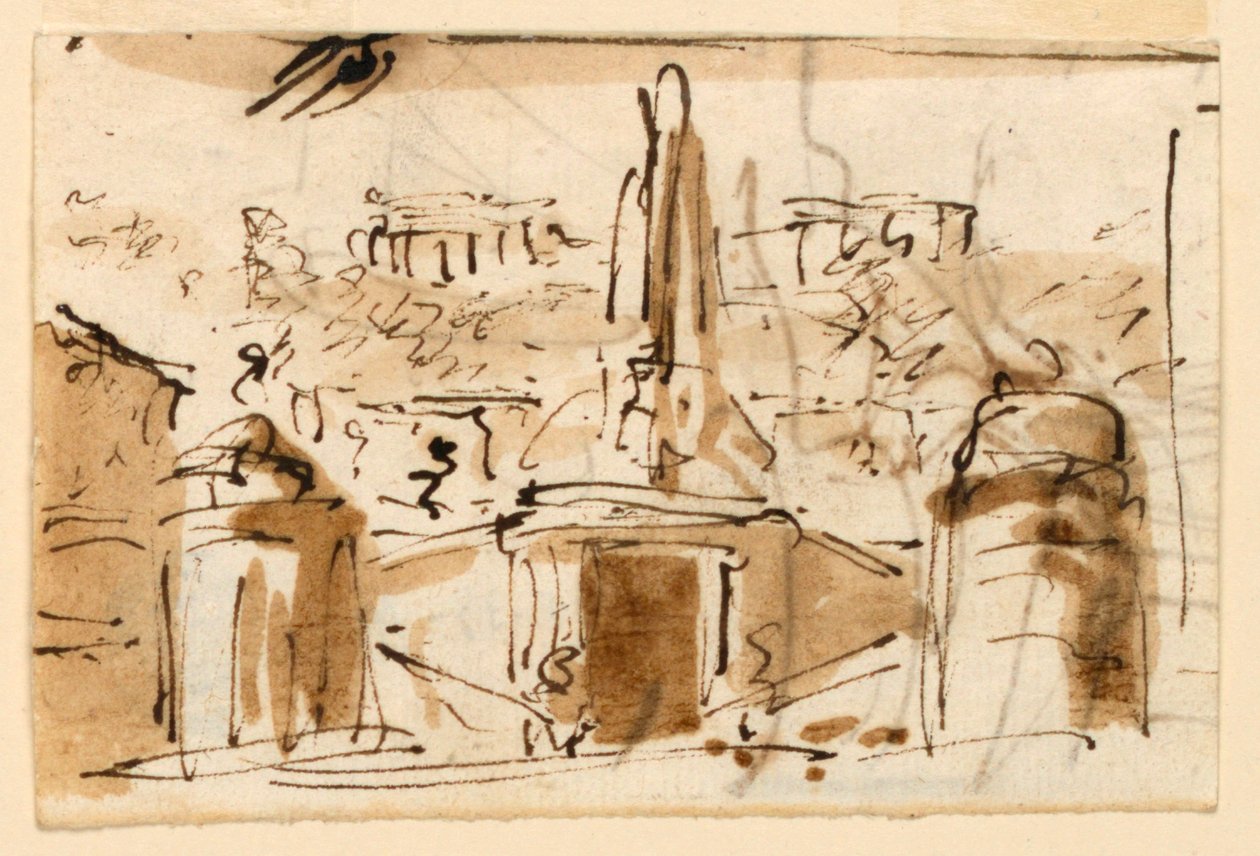 Dağlık Bir Ülkede Çeşme by Giuseppe Barberi