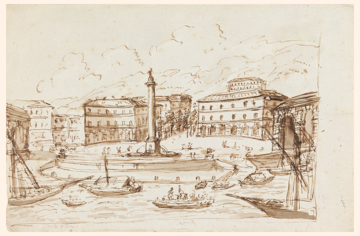 Ajaccio Limanı, Korsika by Giuseppe Barberi