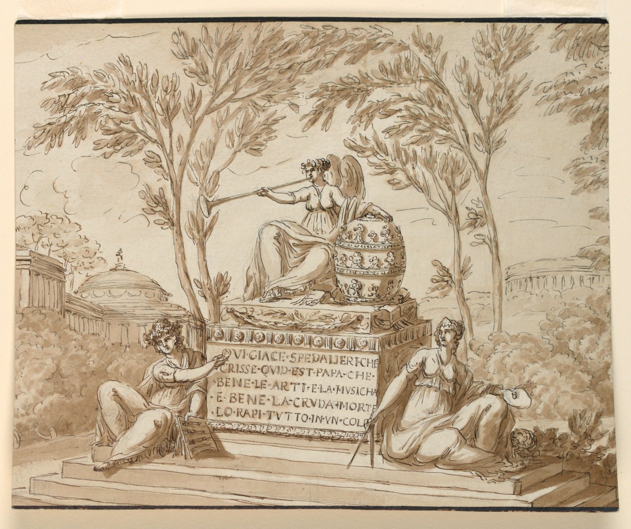 Nicola Spedalieri için Kabir Anıtı by Giuseppe Barberi