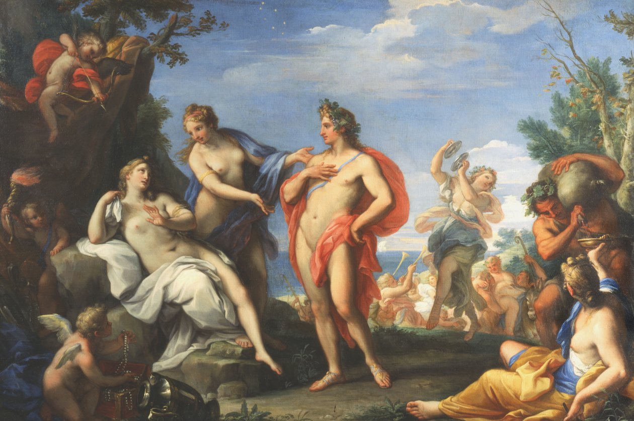 Bacchus ve Ariadne by Giuseppe Bartolomeo Chiari