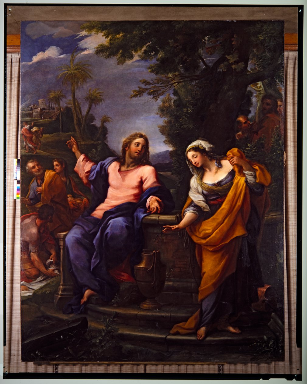 İsa ve Samiriyeli Kadın (resim) by Giuseppe Bartolomeo Chiari