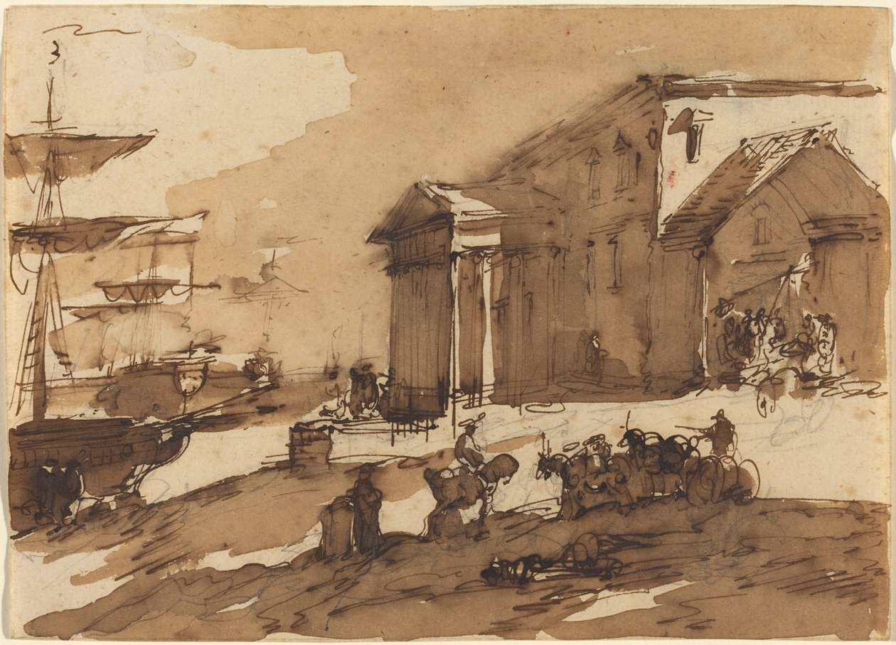 Bir Liman Sahnesinin Capriccio