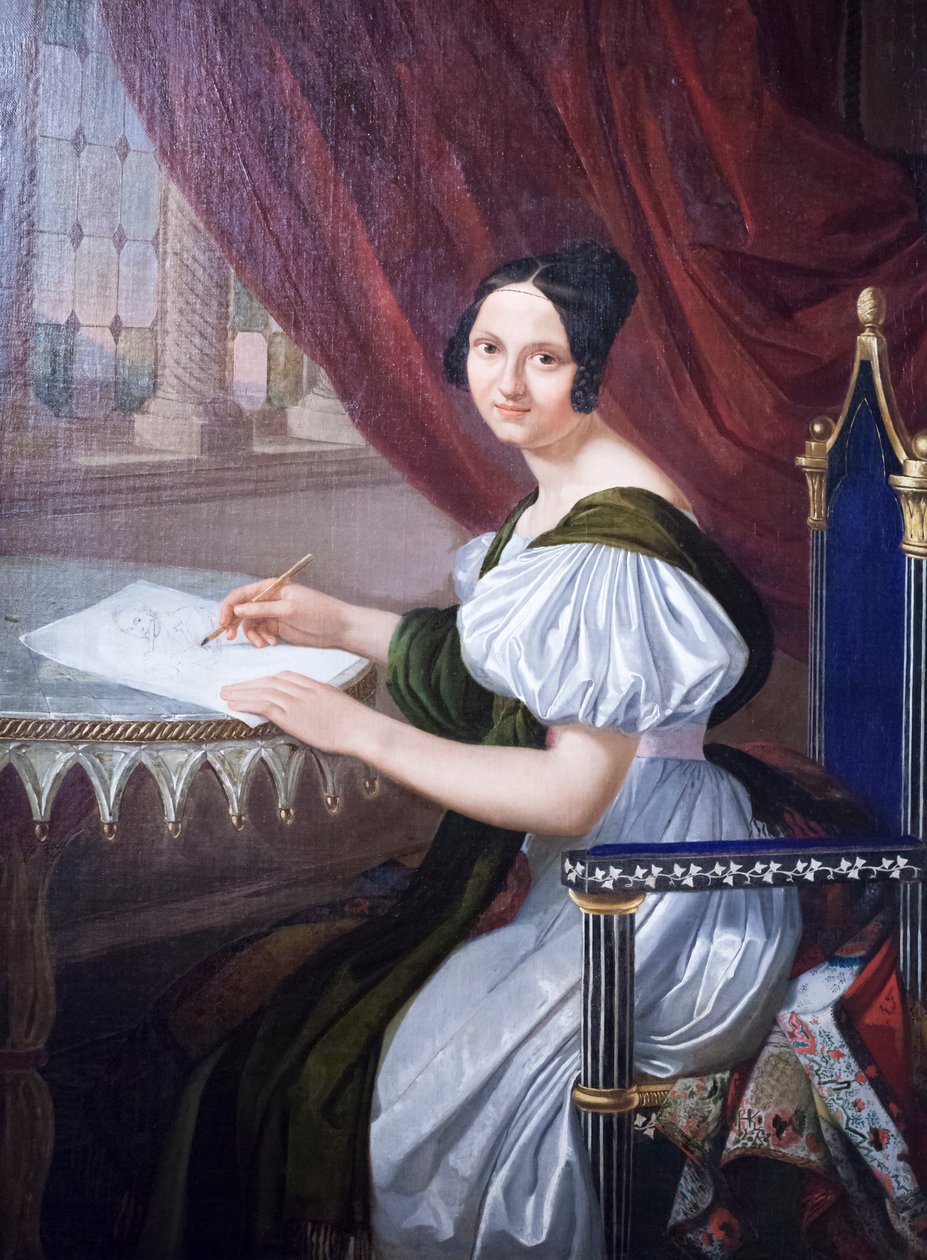 Napolyon Elisa Baciocchi, yaklaşık 1830 by Giuseppe Bezzuoli