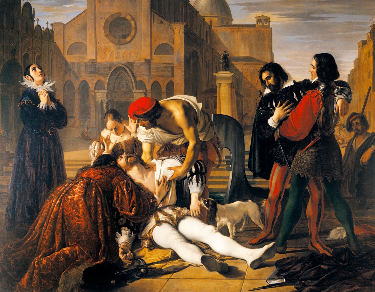 Lorenzino de 'Medici Cinayeti, Giuseppe Bezzuoli by Giuseppe Bezzuoli