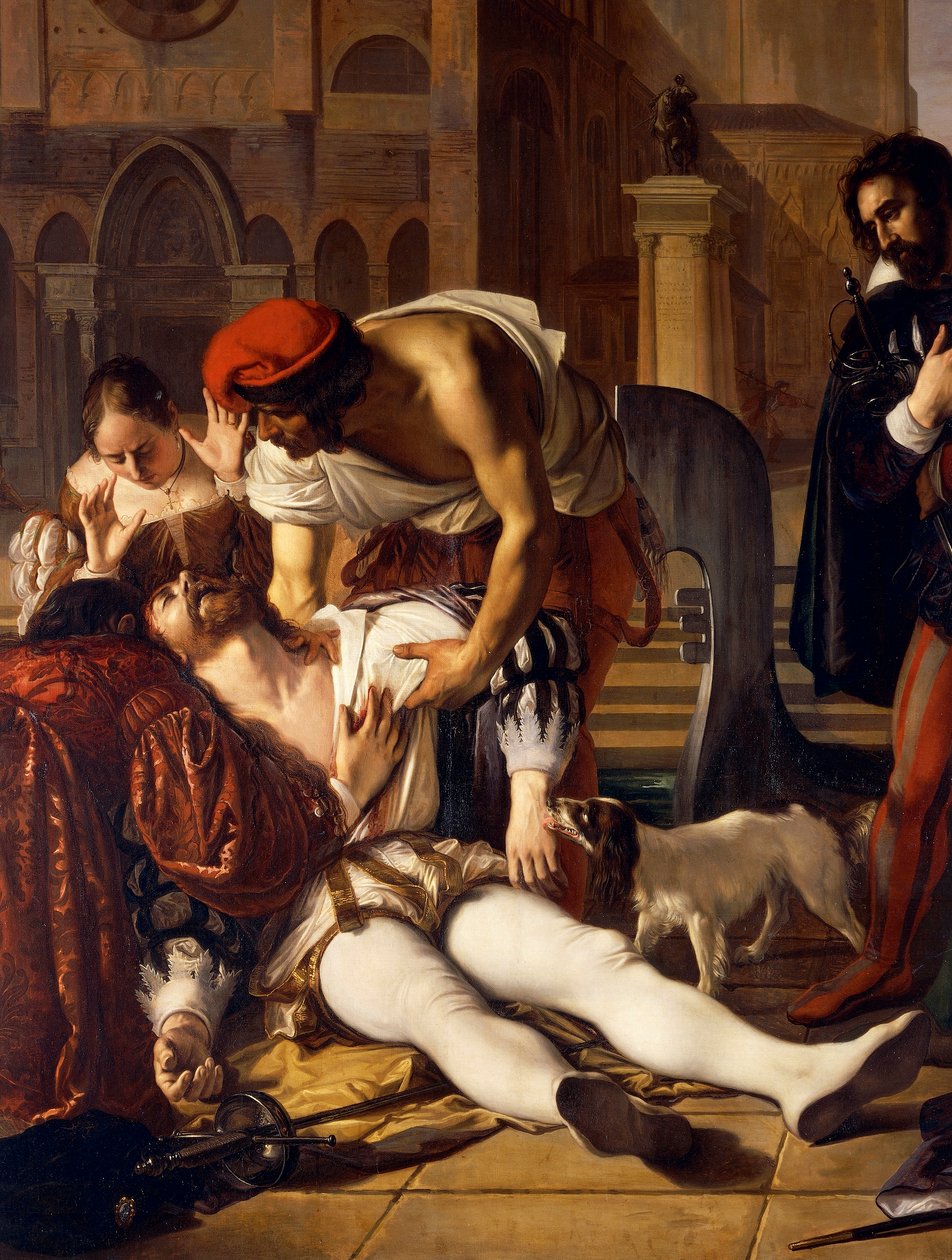 Lorenzino de 'Medici Cinayeti, Giuseppe Bezzuoli by Giuseppe Bezzuoli