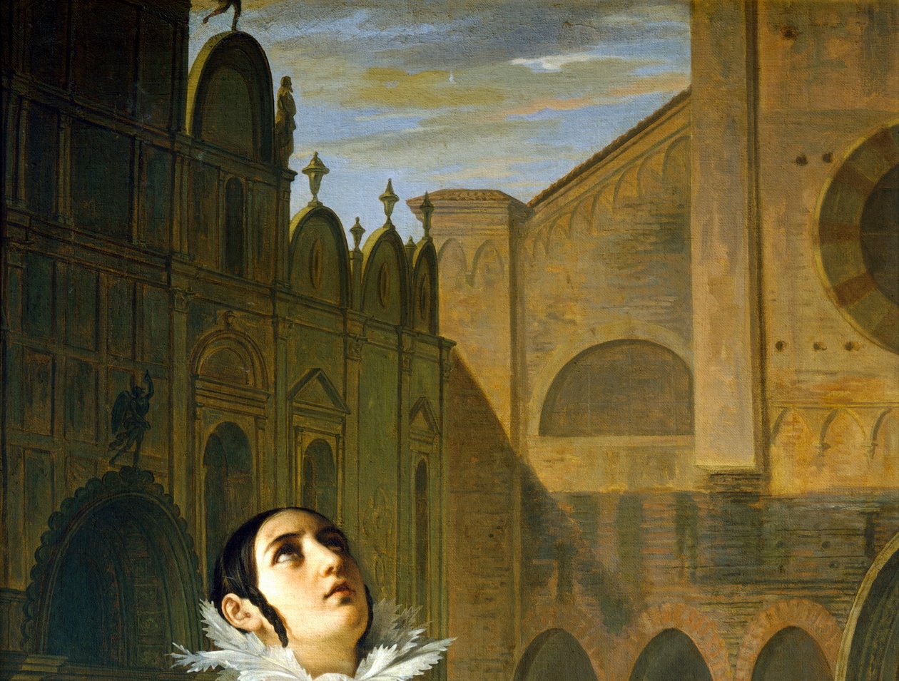Lorenzino de 'Medici Cinayeti, Giuseppe Bezzuoli, detay by Giuseppe Bezzuoli
