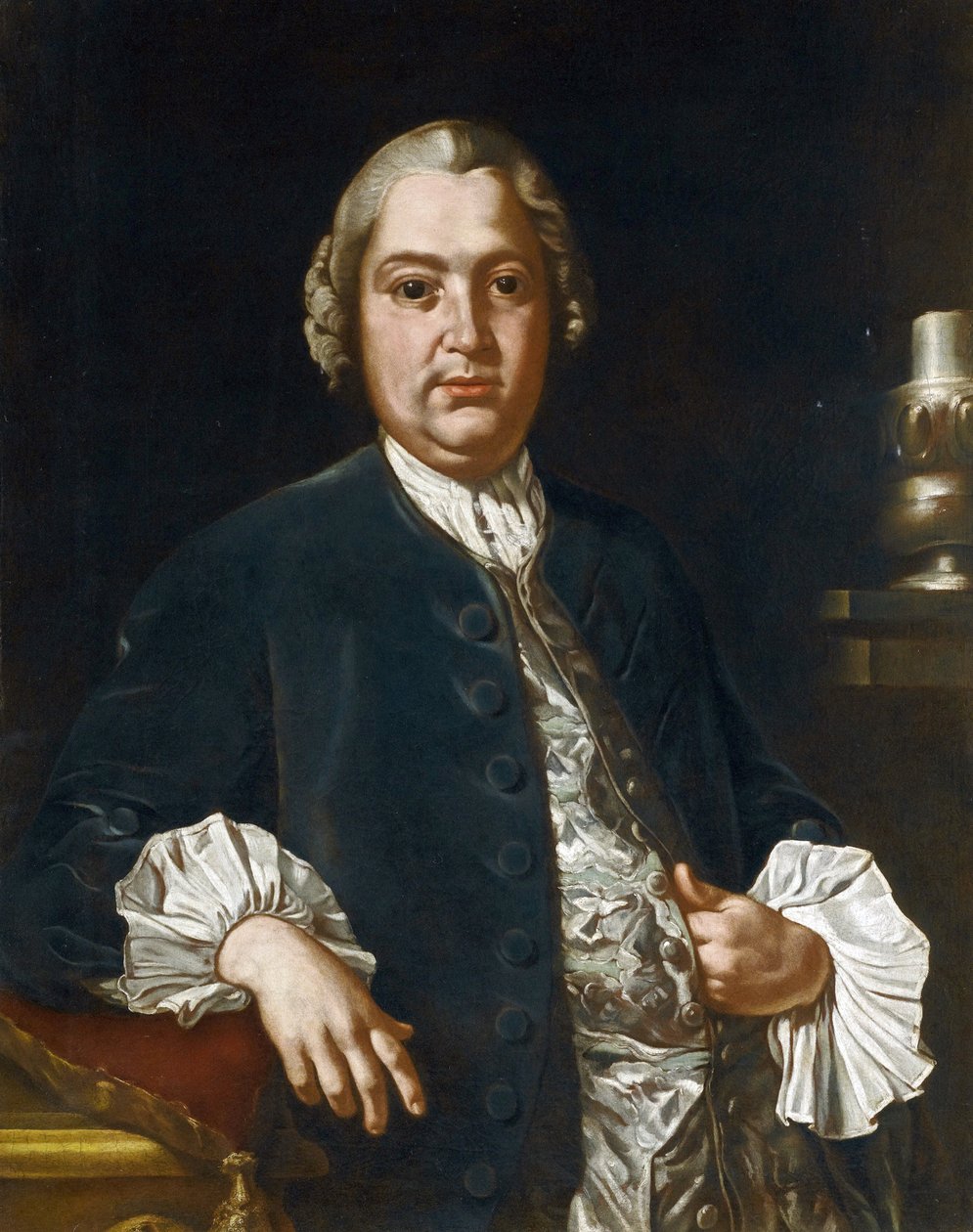 Besteci Niccolo Jommelli (1714-1774) par Bonito, Giuseppe (1707-1789), - Tuval üzerine yağlı boya, 84x73,5 - Özel Koleksiyon by Giuseppe Bonito