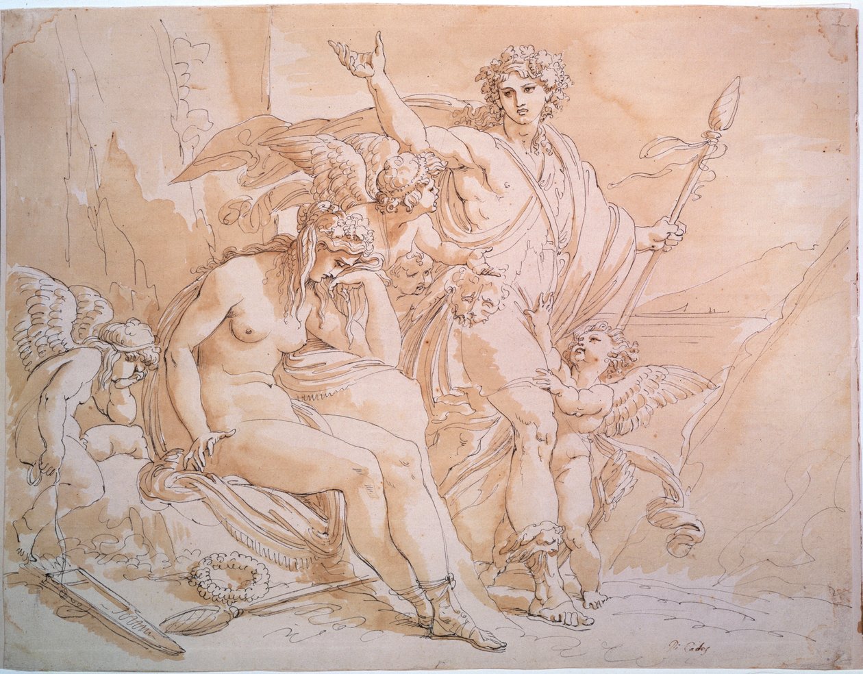 Bacchus ve Ariadne, 1780