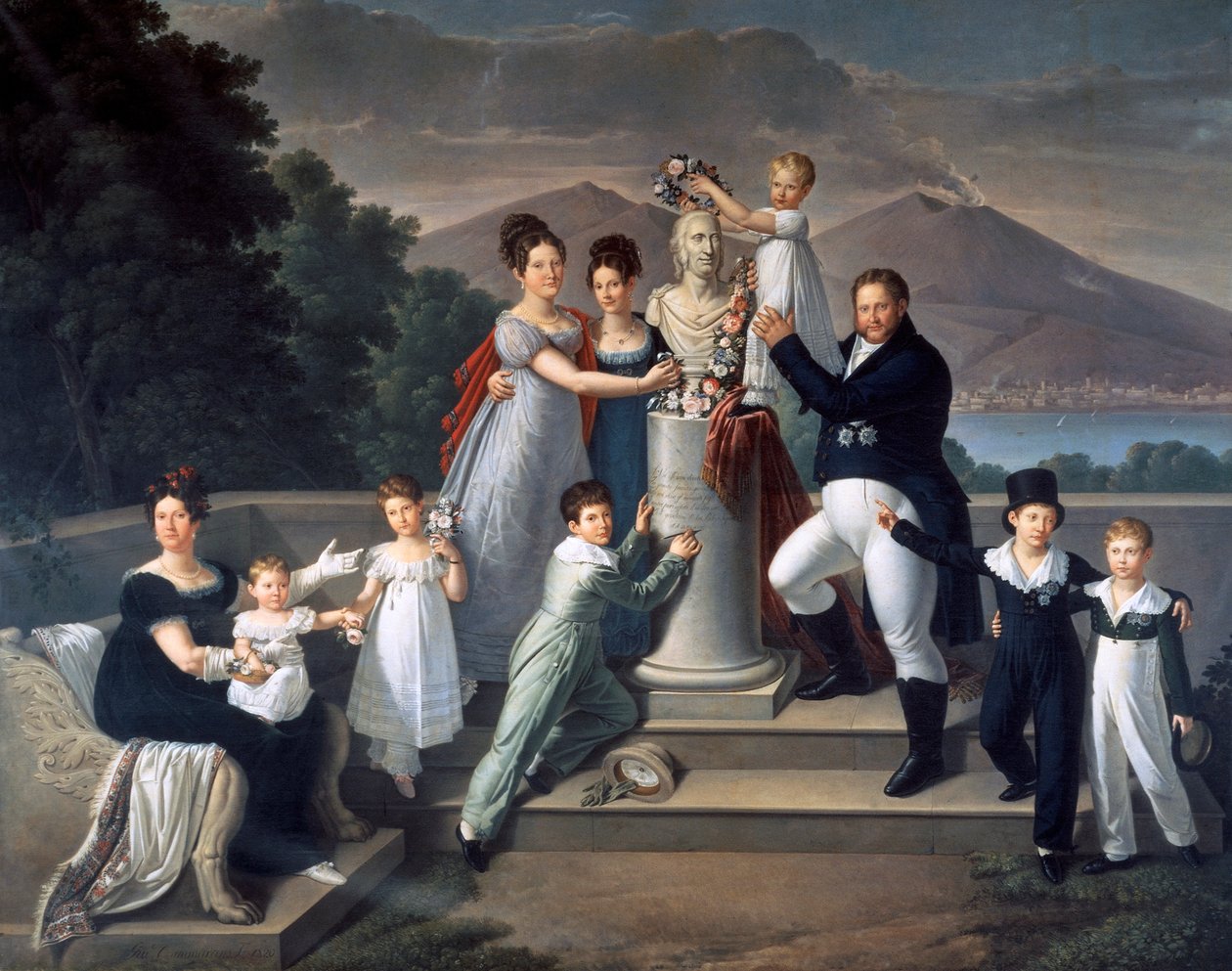 İki Sicilyalı Francis I (Napoli by Giuseppe Cammarano