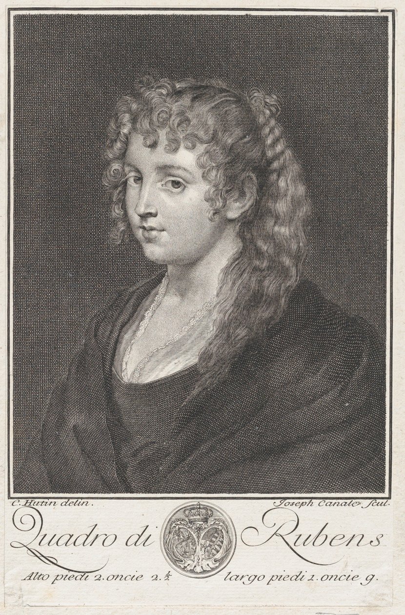 Genç bir kadının portresi, ca. 1745-76. by Giuseppe Canale