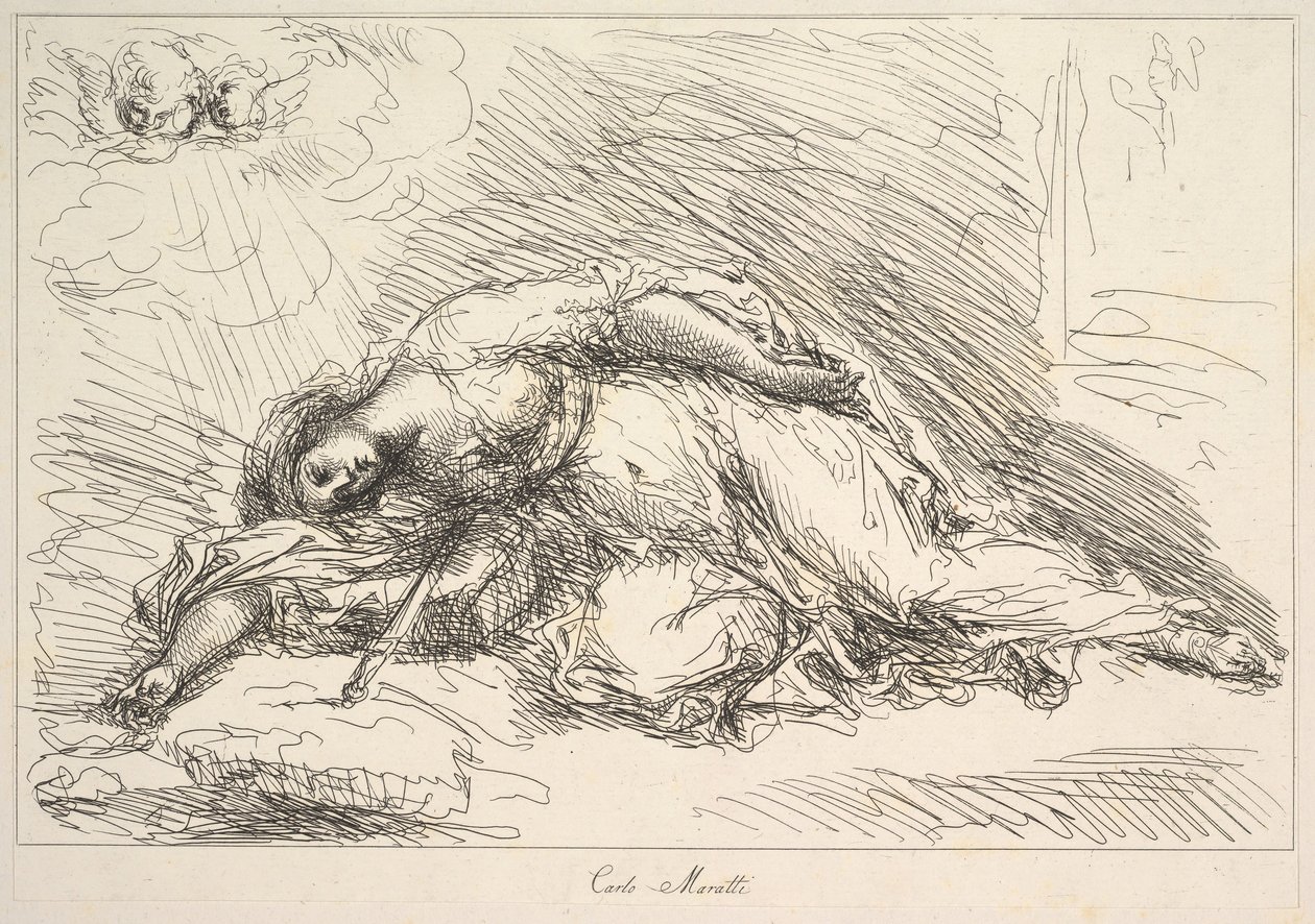 Kılıçla Öldürülen Kadın, 1740-1802. by Giuseppe Canale